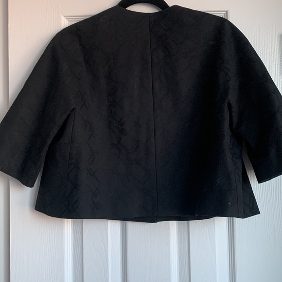 Atelier Black Two Piece Cropped Blazer and Sleeveless Dress with Pockets - Picture 11 of 13